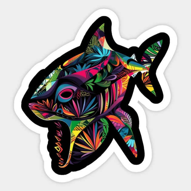 Shark Ecological Role Sticker by GinkgoForestSpirit